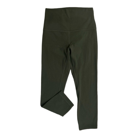 Lululemon Align Olive Green Leggings EUC Size 4 - Picture 3 of 4